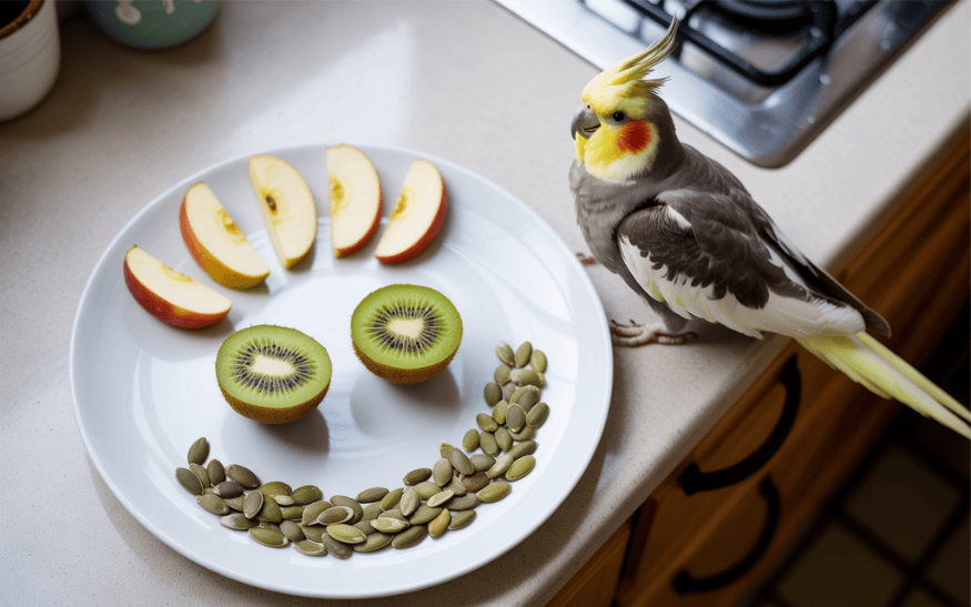 Papoušci a lidské jídlo_foto3